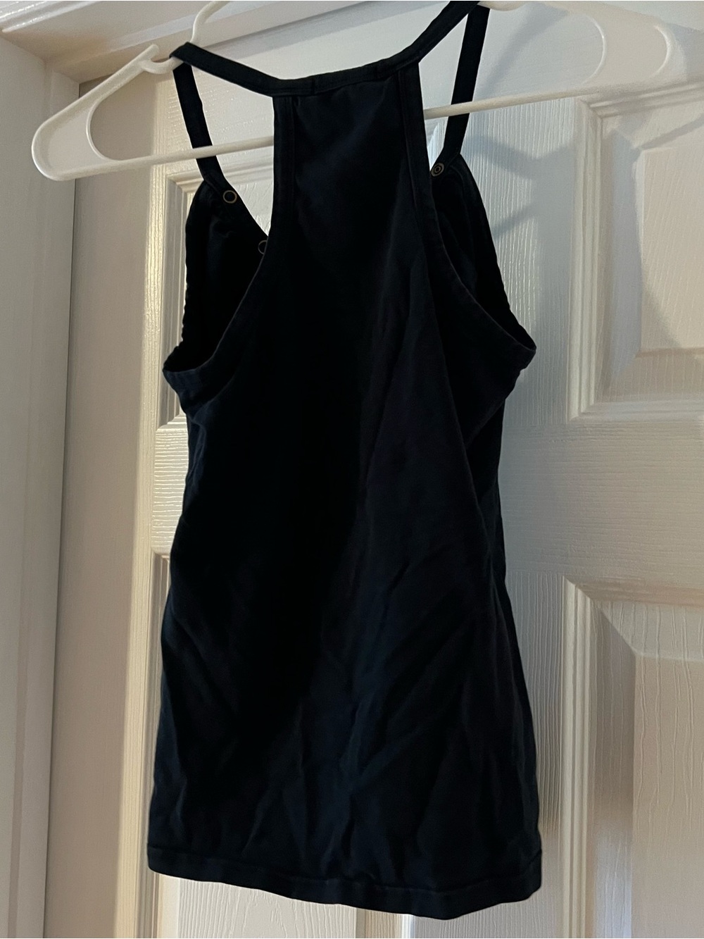 Black Button-Up Tank - Picture 4 of 4